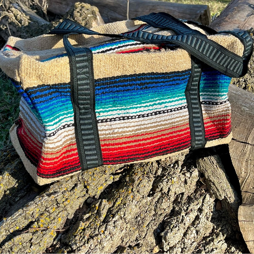 Serape Horse Blanket Weekender Bag